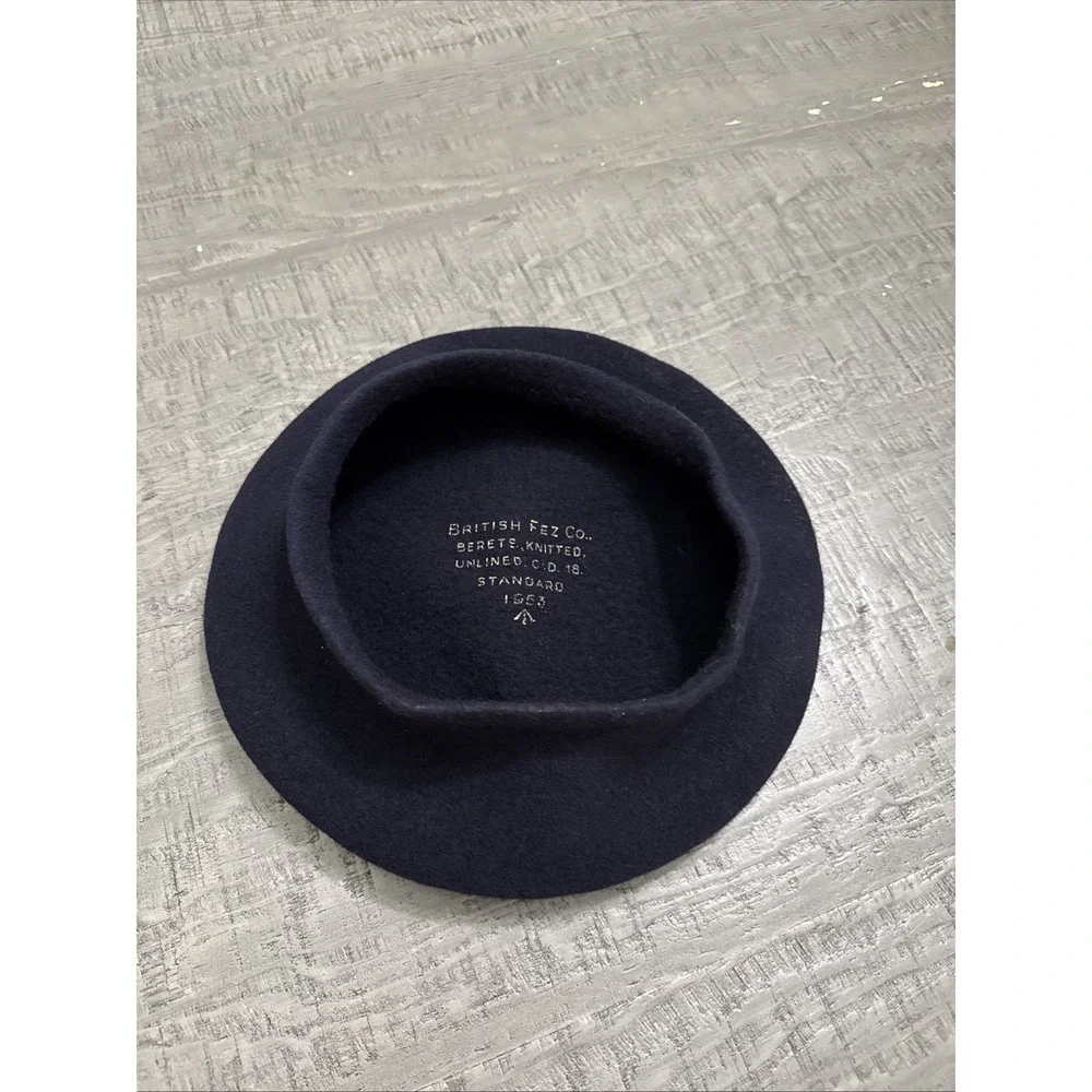 1953 British Army Beret Wool Broad‎ Arrow Military Hat UK Collectible